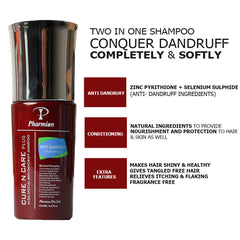 Cure N Care Plus Anti Dandruff Shampoo 120 ml